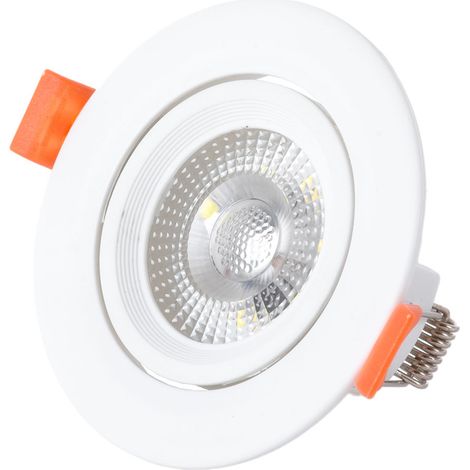 Foco Downlight Circular LED  7W 600Lm 4200ºK 38º 40.000H [HO-IN-DL7W-W]