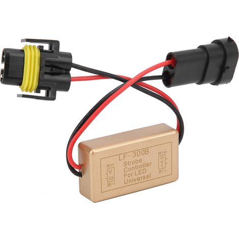 Module de clignotement continu H8 H9 H11 pour phare LED antibrouillard, boîtier de contrôle flash stroboscopique (1/5)
