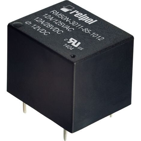 Relé miniatura RM50N-3011-85-1012 electromagnético para circuito impreso
