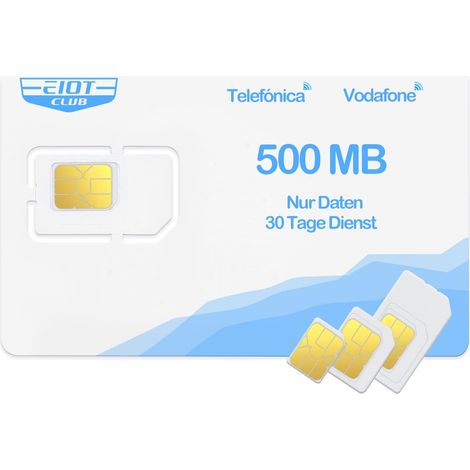 Carte SIM Prepayee sans Engagement, Carte SIM Compatible avec Le Réseau de 30 Pays Européens, pour LTE Caméra (1/5)
