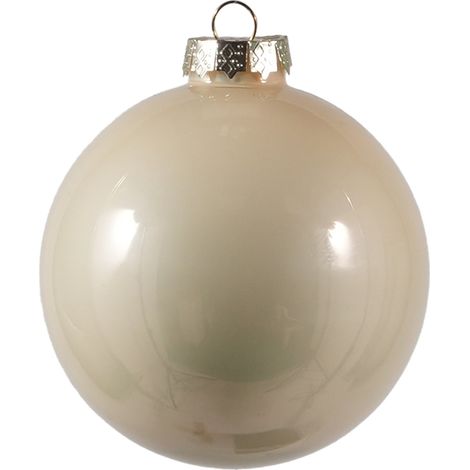 ARPIMEX Box 4 Sfere di Natale D 120 Mm Vetro Latte