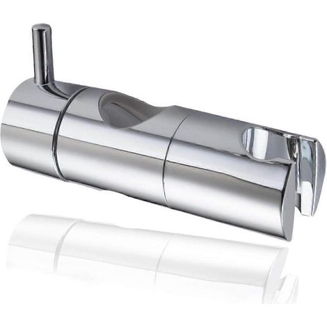 Support de fixation mural réglable pour pommeau de douche, fixation coulissante, chromé 22 mm (1/5)