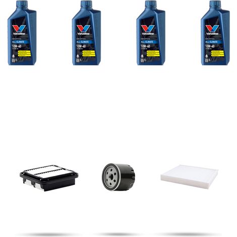 Kit tagliando 3 FILTRI e 4L OLIO compatibile con Daihatsu Terios 1.3 61kw dal 1997 (1/5)