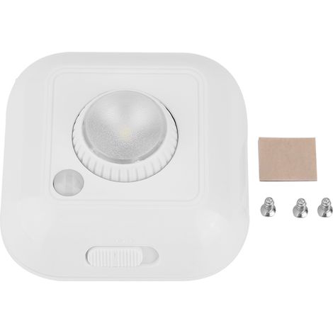 Lampe Led Detecteur De Mouvement Sans Fil - Lumiere Blanche Chaude 32lm - Pour Placard Armoire Couloir - Lot De 1 (1/5)