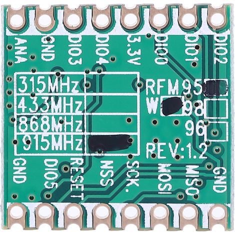 Module Émetteur-Récepteur Sans Fil Carte de Communication à Distance RF96 RF96W RF96‑915MHz LoRaTM (1/5)