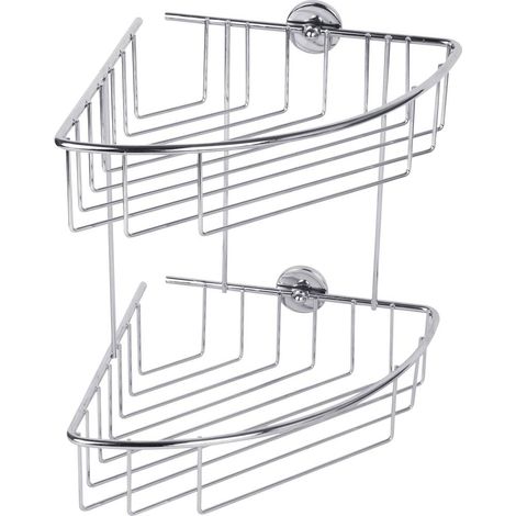 tesa 40215-00000-00 baath Plus Cestino doccia angolare Colla Cromo (lucido) (1/8)