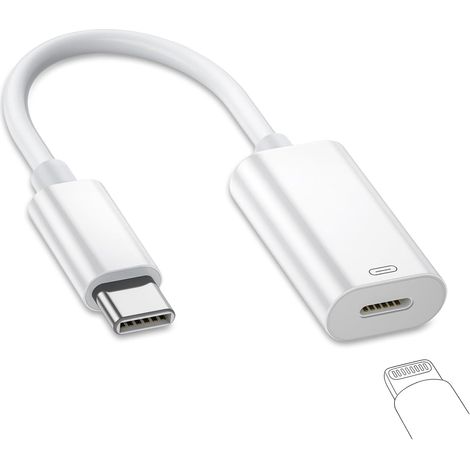 Universal L to USB-C Adapter, 3-in-1, USB-C to L Adapter, Universal Adapters for iPhone 16 15 Pro Max Plus, iPad Air/Pro/Mini, Samsung Galaxy S24 S23, Pixel (1/5)