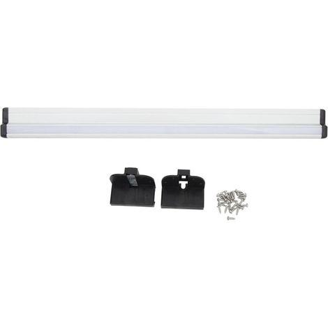 Fockety Rail de Table RV, 500mm Alliage d'aluminium antirouille Support de Bande Lumineuse Installation de Table RV Rail Coulissant Stable et fiable Rail de Support de Table Murale