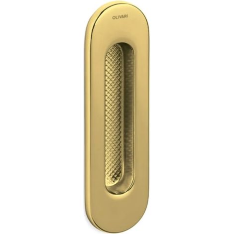 MANIGLIA OLIVARI VICO A INCASSO SUPER ORO LUCIDO (1/3)