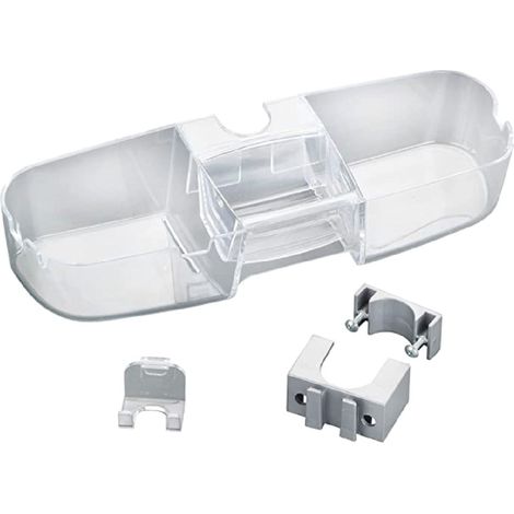 WENKO Duschstangencaddy Premium, Plastik, 7,5x12x36cm, Transparent