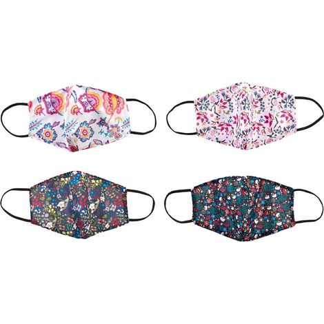Masque hygiénique DKD Home Decor Multicouleur 4 Unités