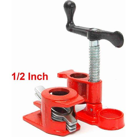 Ensemble de serre-joints pour tuyaux de collage de bois 3/4 et 1/2 pouce, robustes, pour le travail du bois, avec gabarits de moulage et outils de menuiserie de haute qualité.