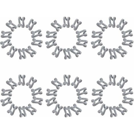 Crochets de Cintre/Crochets de Connecteur pour Les Cintres/Crochets de Cintres en Cascade 60 pcs 4.62.50.2CM (1/5)