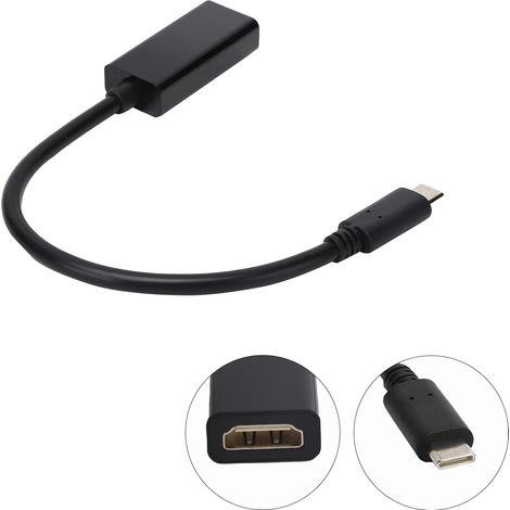 Câble Adaptateur HDMI Mâle vers Femelle 4K Plug and Play pour PC et Ordinateur (1/5)