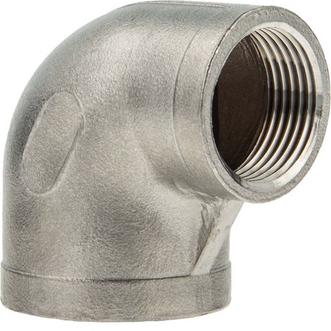 tecuro Winkel 90° reduziert, Edelstahl V4A (AISI 316), IG x IG 3/8 x 1/4 Zoll (1/5)