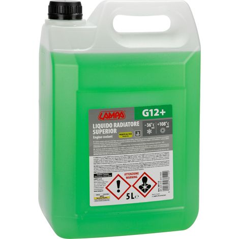 Superior-Verde G12+, liquido radiatore - (-36°C/+108°C) - 5 L