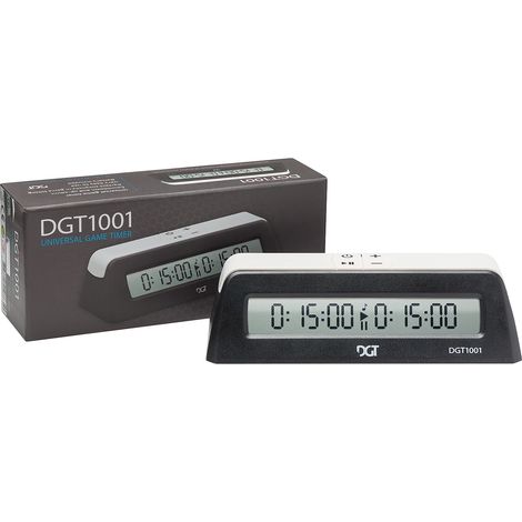 DGT 1001 horloge numérique d'échecs noir/blanc (1/3)
