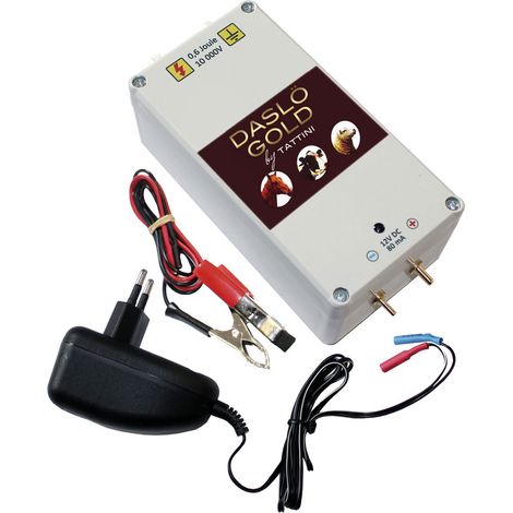 Elettrificatore a batteria 12V e corrente 230V per recinzioni fino a 2,5 km per cavalli bovini e capre