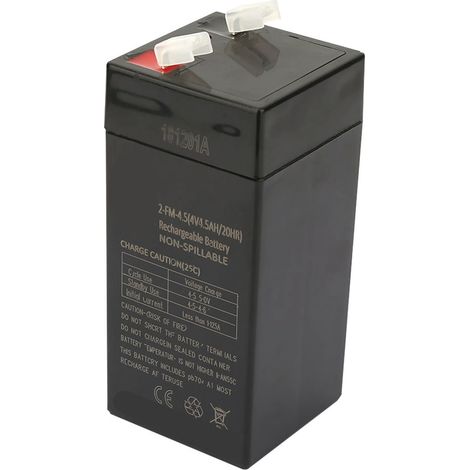 Batterie de remplacement rechargeable scellée 4V 4,5AH/2-FM-4,5/20h (1/5)