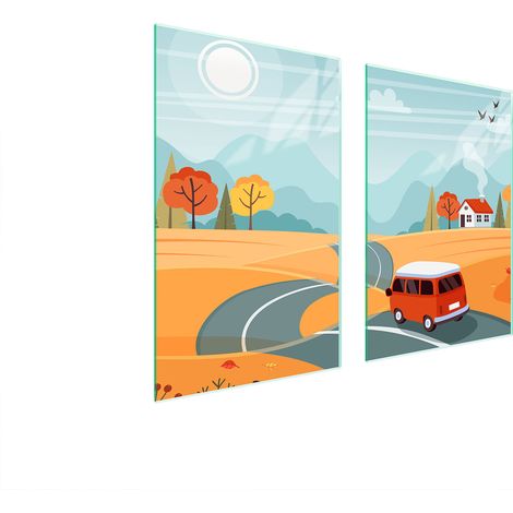 GLASSCHUTZPLATTE FÜR KÜCHE 65x52 AUTO (1/5)