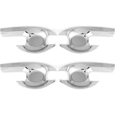 Ensemble de 4 poignées de porte chromées pour voiture, compatibles avec ISUZU DMAX 2012-2015 (1/5)