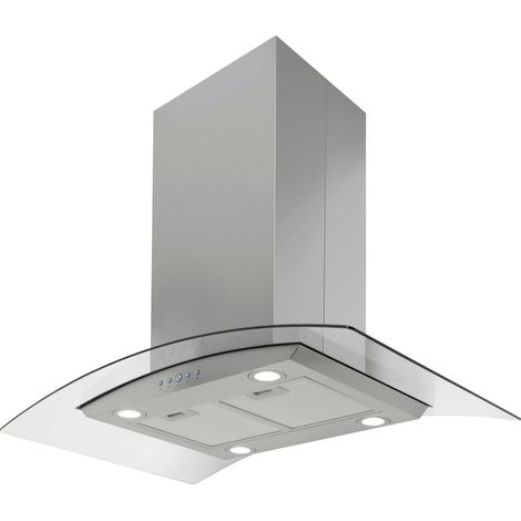 MyAppliances ART28103 90cm Isla Glass Island Cooker Hood (1/5)