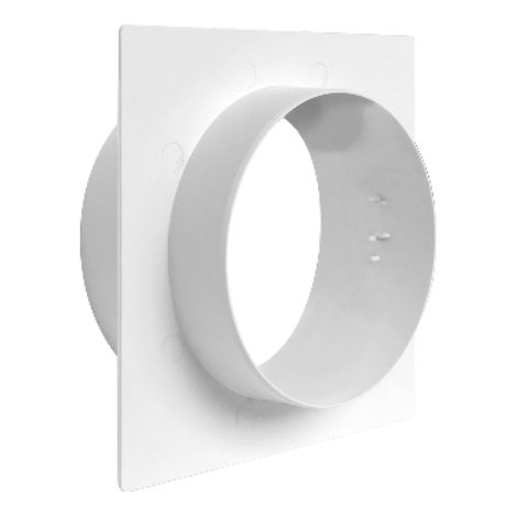 PLACCA PASSAGGIO A MURO PER TUBI TONDI Diam. 125/125 mm FIRST