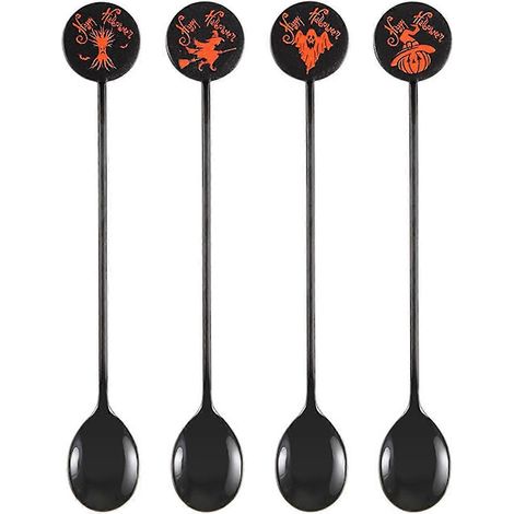 Cuillère à café d'Halloween - Citrouille, fantôme, sorcière - Acier inoxydable 304 - Accessoires de cuisine et de fête - Vaisselle - Ustensiles de cuisine IPG (1/4)