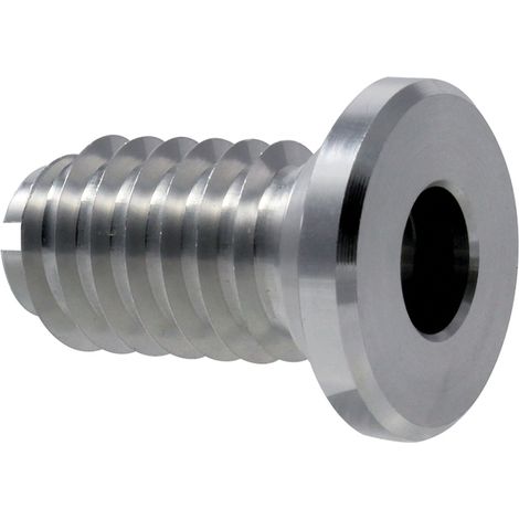 Douille inox fixation en façade - Décor : Satiné - Matériau : Aluminium - CUIVRINOX (1/4)