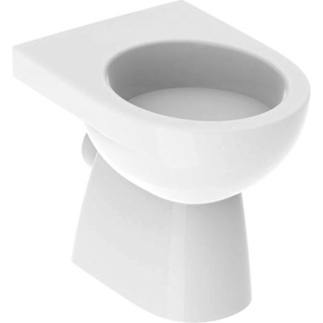 Stand-WC weiß glänzend - Geberit Selnova - Mit toilettensitze soft