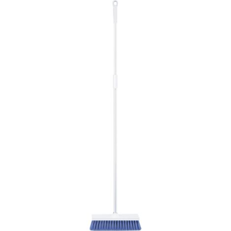 Brosse de terrasse, brosse de sol, brosse de piscine à long manche, balai d'extérieur à poils rigides pour nettoyer patio, garage, terrasse, piscine, bateau de pêche, béton, bois, pierre et route (1/5)