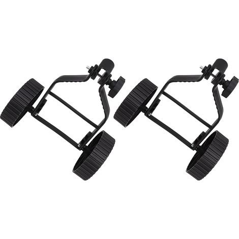2 Pièces Roues de Support pour Débroussailleuse Lot de Roues Auxiliaires Compatibles Coupe-herbe Tondeuse à Gazon Absorption des Vibrations et Maniabilité Améliorée Accessoires (1/5)
