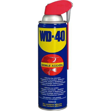 Aceite lubricante multi doble accion spray wd-40 500 ml