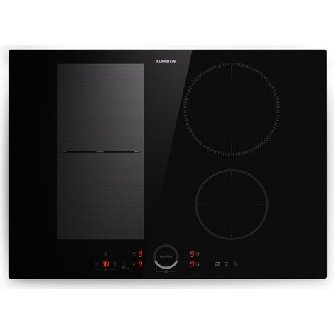 Klarstein Induktionskochfeld, Glaskeramik Kochfeld, 7000W Induktionskochfeld mit 4 Platten, Einbau-Induktionskochfeld mit Touch-Display und Timer, Moderne Kochfelder mit Überhitzungsschutz