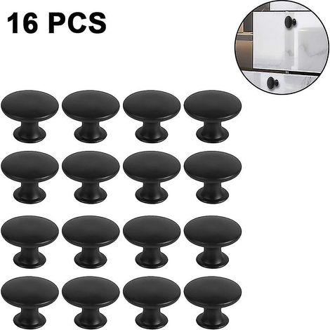 16 pièces boutons de porte d'armoire, 30mm poignées de commode vintage (1/5)