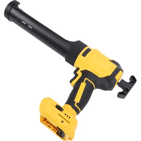 Pistolet à calfeutrer sans fil adapté à la batterie DCB180 DCB200, 6 vitesses réglables, outil électrique à rétraction automatique de 10oz avec lumière LED (1/5)