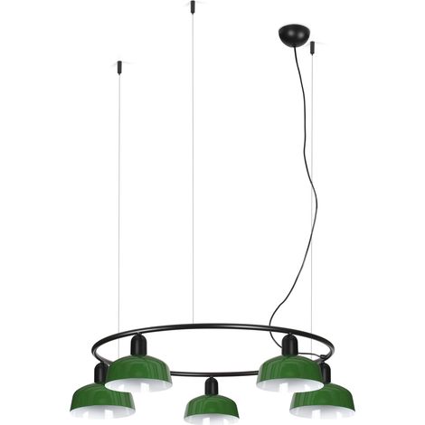 TATAWIN S metal 5L Colgante circular verde