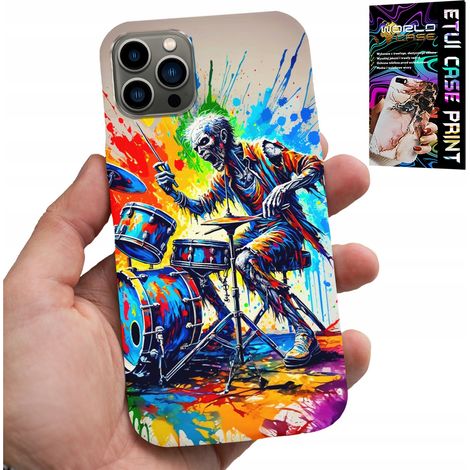 Custodia per iPhone 13 Pro Max - cover scheletro con batteria rock (1/5)