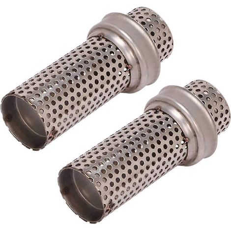 2x Silencieux d'échappement universel pour moto, réducteur de bruit, éliminateur de son, maille, Db Killer-siP2025041100621 (1/5)