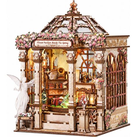 Serre Livre Printemps Fleurs Architecture Bois Monté Bricolage (1/5)