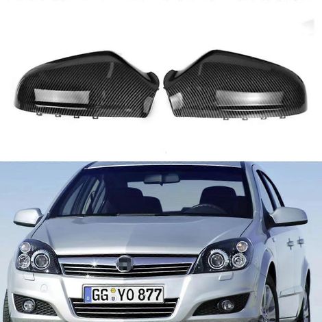 Passend für Opel/Vauxhall Astra H: Rückspiegelabdeckung in Carbonfaser-Optik – rechte Seite