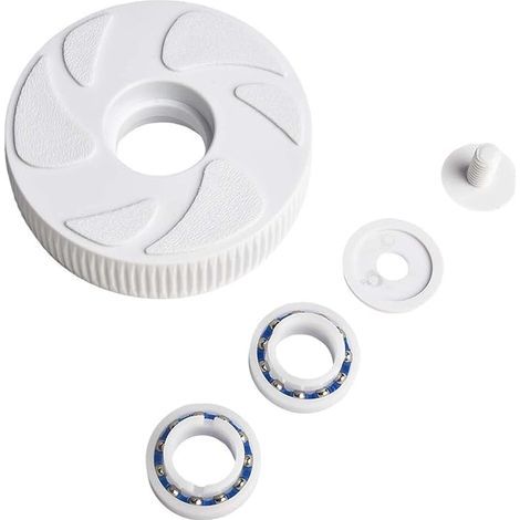 Kit de roue de rechange pour nettoyeur de piscine Polaris 280 et 180 – Comprend 1 roue de renvoi, 2 roulements à billes, 1 joint et 1 boulon (1/5)