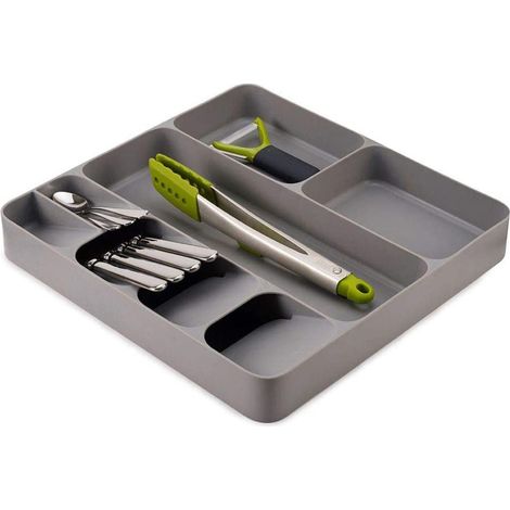 JOSEPH JOSEPH Organizer DrawerStore Per Posate E Utensili Da Cucina Grigio
