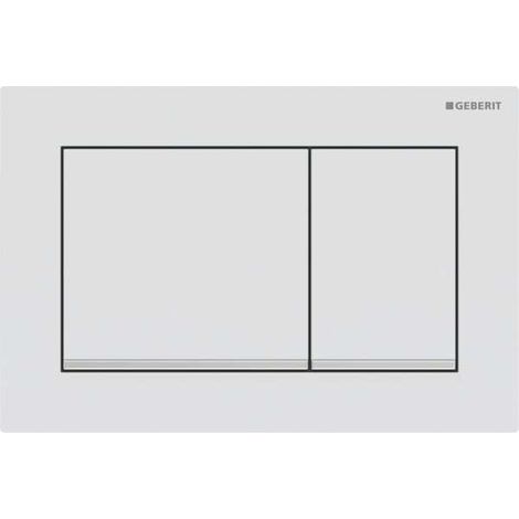 Geberit Omega20 Plaque de déclenchement, pour rinçage à 2