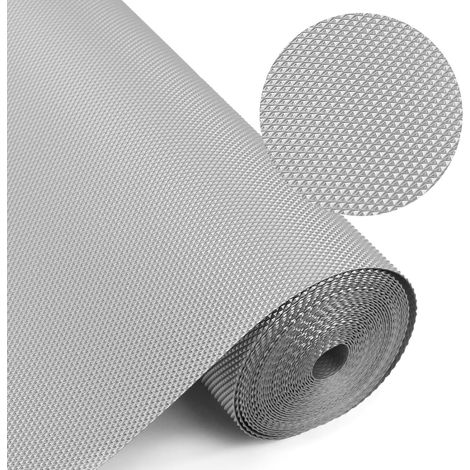 Tapis de tiroir 45 cm x 600 cm - Antidérapant - Tapis de tiroir - Film d'armoire - Papier d'armoire - Lavable - Non adhésif - Pour armoires de cuisine (1/5)
