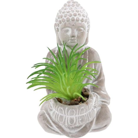 Buddha vor Ort als Gartenfigur mit einem (1/5)