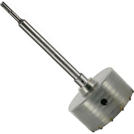Fresa Carotatrice Tazza 160 Mm Asta Barra Sds Plus 60cm Prolunga Punta Trapano (1/3)