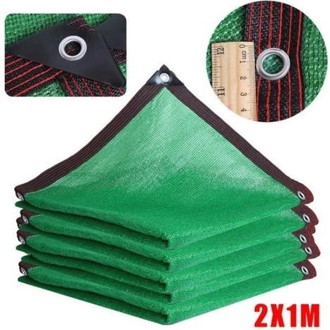 Cryptic Green Sunscreen Shade Cloth 90% - 2x1m (1/4)