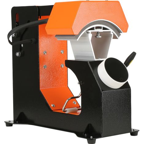 Mophorn Pressa a caldo per cappelli, macchina per pressatura automatica per cappelli 3 in 1, trasferimento a sublimazione a conchiglia da 6,4x3,5 in, rilascio automatico,controllo digitale a manopola