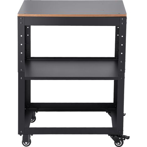 Support Planer, 45 kg, 3 hauteurs réglables, roulettes stables, espace de rangement, pour dégauchisseuses et scies. (1/5)